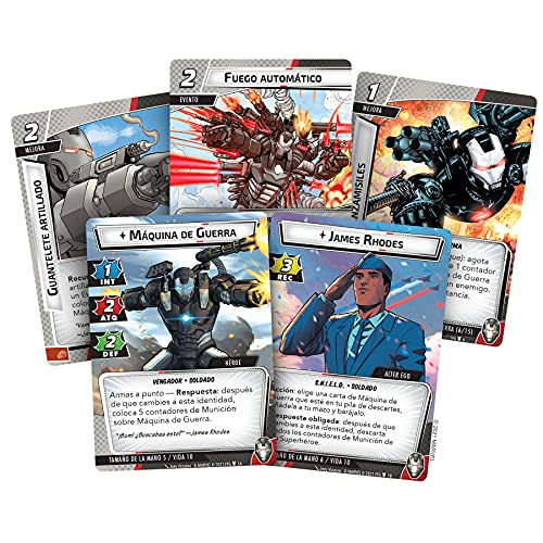Fantasy Flight Games Marvel Champions el Juego de Cartas: War Machine