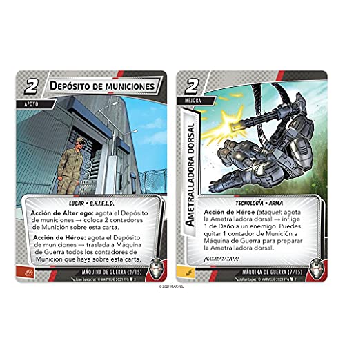Fantasy Flight Games Marvel Champions el Juego de Cartas: War Machine