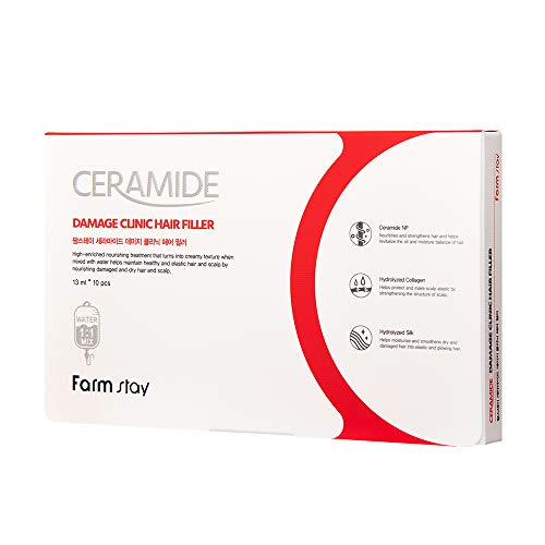 FARM STAY Ceramide Damage Hair Filler - Relleno para el cabello (13 ml)
