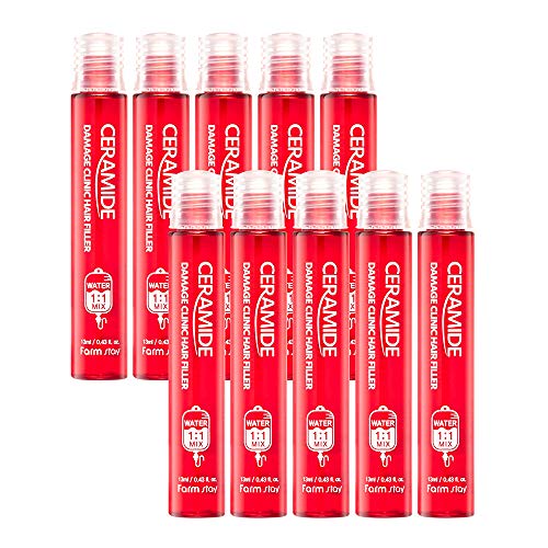 FARM STAY Ceramide Damage Hair Filler - Relleno para el cabello (13 ml)
