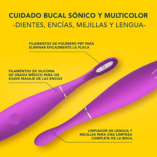 FOREO ISSA kids - Cepillo de dientes sónico para niños de 5 a 12 años, Merry Berry Shark