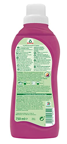 Frosch - Suavizante Concentrado Liquido para Lavadora con Extracto de Higo, Apto para Ropa Blanca y de Color, Pieles Sensibles y Atópicas, Producto Hipoalergénico y Ecológico