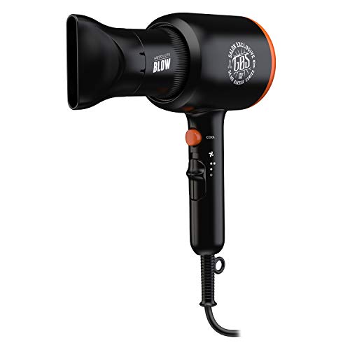 Gama Italy Professional Secador profesional de hombre Absolute Blow – 2000 W de potencia, compacto y manejable, ideal para el peinado de barba y cabello – 525 g