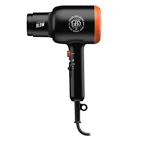 Gama Italy Professional Secador profesional de hombre Absolute Blow – 2000 W de potencia, compacto y manejable, ideal para el peinado de barba y cabello – 525 g