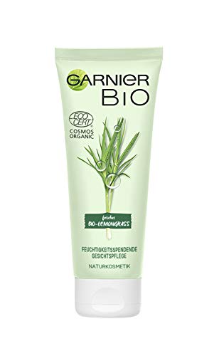 Garnier Bio Aloe Vera Gel Crema de citronela, cosmética natural, crema hidratante facial (1 x 50 ml)