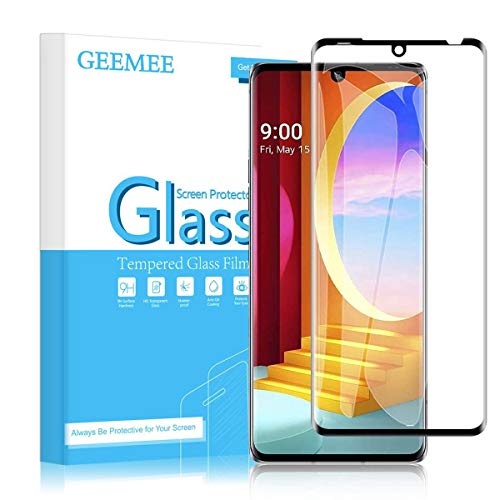 GEEMEE Protector de Pantalla para LG Velvet 5G, Cristal Templado Película Vidrio Templado 9H Alta Definicion Glass Screen Protector Film