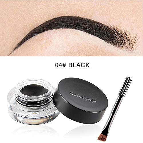 Gel de Cejas A Prueba de Agua, Gel Maquillaje Cejas, Cosmético del Maquillaje de Ojos de la Belleza de la Crema del Delineador de Ojos con El Cepillo(04)