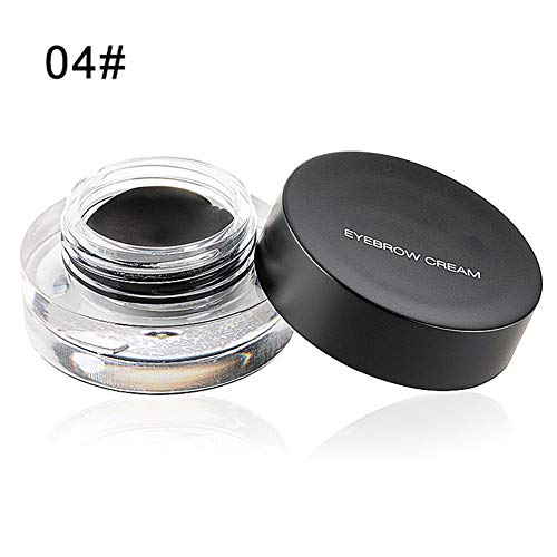 Gel de Cejas A Prueba de Agua, Gel Maquillaje Cejas, Cosmético del Maquillaje de Ojos de la Belleza de la Crema del Delineador de Ojos con El Cepillo(04)