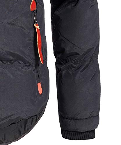 Geographical Norway - Chaqueta acolchada de invierno para hombre, con capucha (Marino, L)