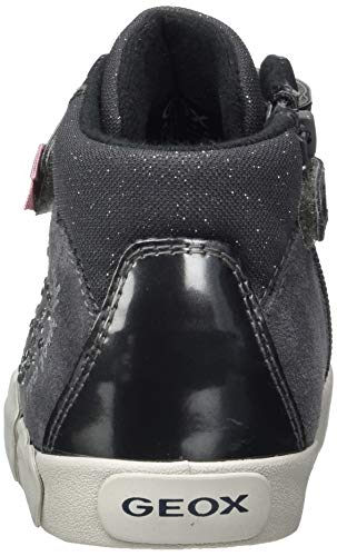 Geox B KILWI GIRL D Sneaker Niñas, Gris (Dark Grey), 25 EU