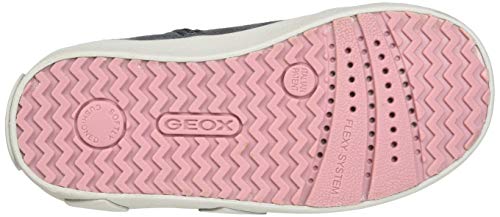 Geox B KILWI GIRL D Sneaker Niñas, Gris (Dark Grey), 25 EU
