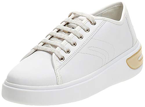 Geox D OTTAYA A Zapatillas Mujer, Blanco (White C1000), 39 EU