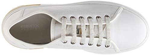 Geox D OTTAYA A Zapatillas Mujer, Blanco (White C1000), 39 EU