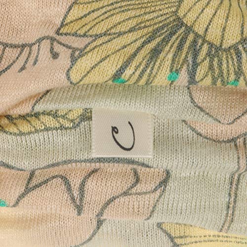 Gorro Lotus Primavera/Verano con bambú para Mujeres en Tratamiento de quimioterapia (Lino estampeado Floreado)
