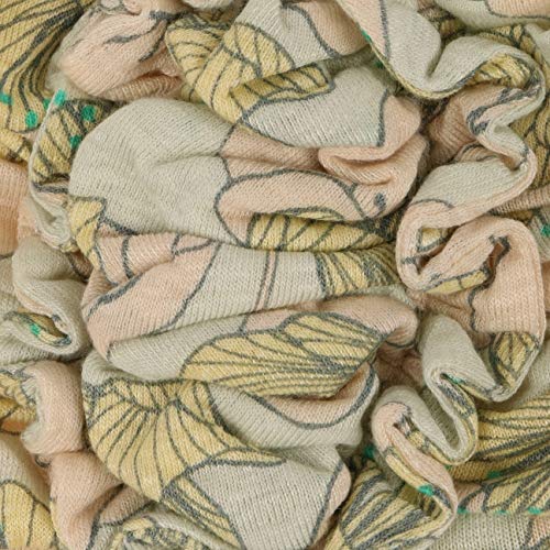 Gorro Lotus Primavera/Verano con bambú para Mujeres en Tratamiento de quimioterapia (Lino estampeado Floreado)