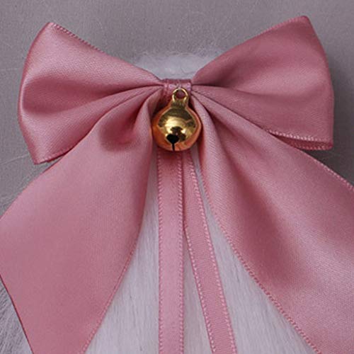 GREEN&RARE Horquillas para el pelo de orejas de conejo largas para mujer, estilo japonés, Lolita Kawaii, conejo animal, dulce, lazo, anime, para fiestas de cosplay, pasadores