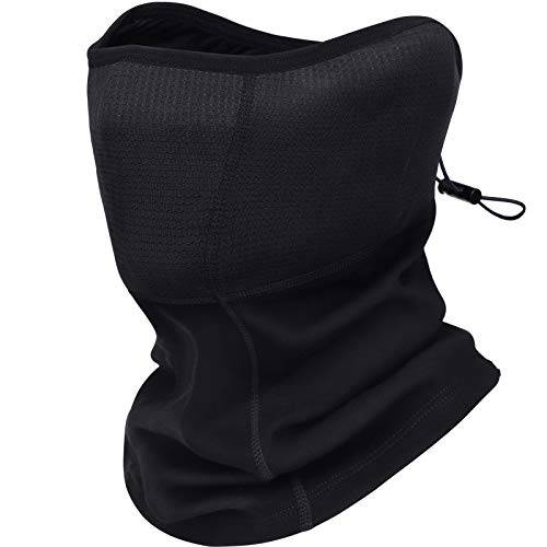 HASAGEI Bufanda para hombre y mujer, braga de cuello, pasamontañas, pasamontañas, pañuelo multifunción, ajustable, para esquí, motocicleta, bicicleta, correr, deportes al aire libre