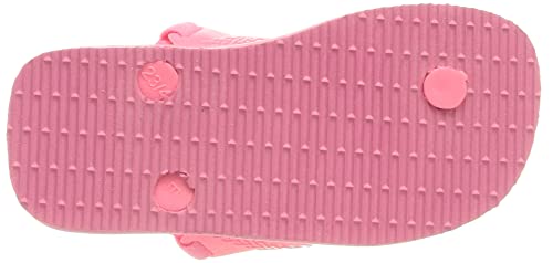 Havaianas Brasil Logo II, Chanclas, para Unisex niños, Rosa De Cristal, 21 EU