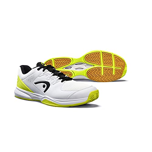 HEAD Grid, Zapatillas para Squash Unisex Adulto, Amarillo y Blanco, 42 EU