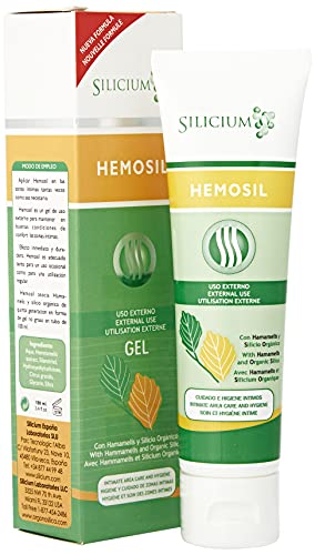 Hemosil. Gel Corporal Para Zonas Íntimas. Alivia El Malestar, Las Fisuras Y El Escozor. Formulado Con Silicio Y Hamamelis. Tubo De 100 Ml