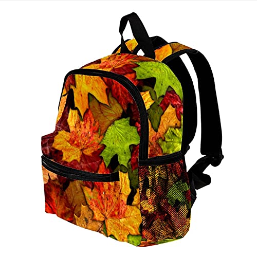 HEOH Mochila duradera universal fondo de hojas secas de otoño