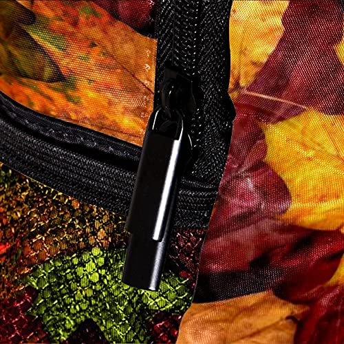 HEOH Mochila duradera universal fondo de hojas secas de otoño