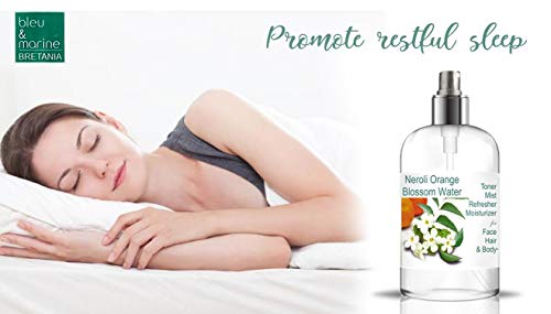 Hidrolato de Naranja Neroli Agua de Azahar 500 ml Agua Floral (Citrus Sinensis) Tónico para Piel Grasa Piel con Imperfecciones Piel Normal Piel Madura