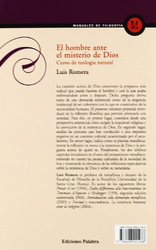 Hombre ante El Misterio De Dios, El. Cur (Albatros)