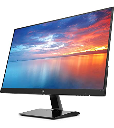 HP 27m – Monitor de 27” Full HD (1920 x 1080, 60Hz, 5ms, IPS LED, 16:9, HDMI, VGA, Antirreflejo, Low Blue Light, Inclinación Ajustable) Negro