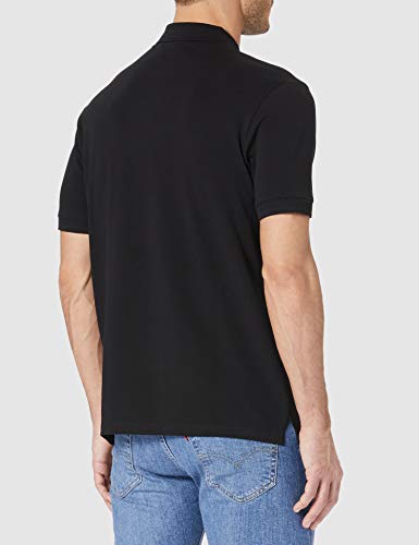 HUGO Dereso212 Polohemd, Black1, L para Hombre