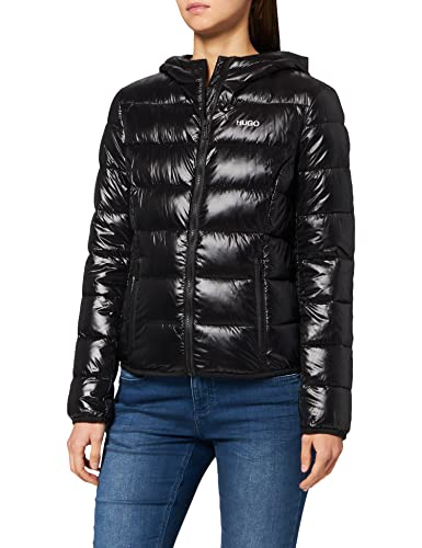 HUGO Famara-1 Chaqueta, Negro1, S para Mujer