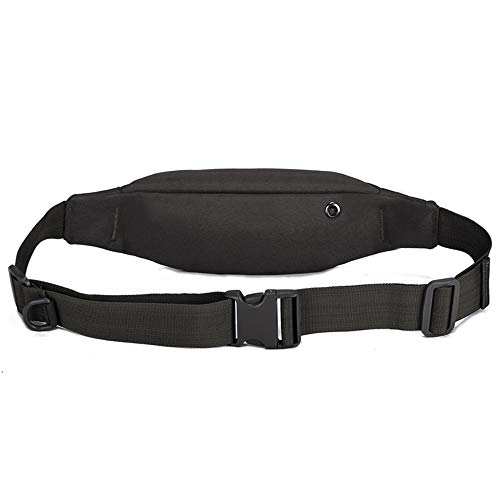 HUNTVP Riñonera Táctica Mochila Deportiva Militar Bolso Cinturon Impermeable para Senderismo Ciclismo Camping Caza, Negro