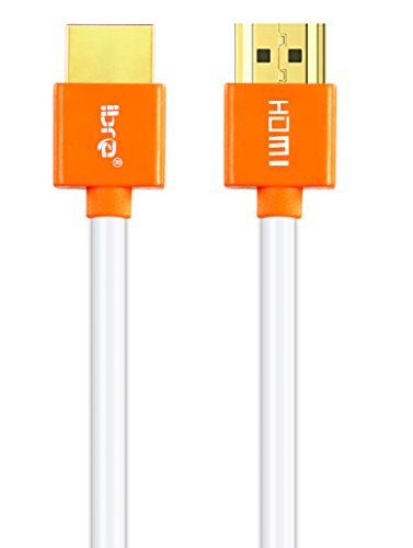 IBRA 2M Slim Cable de HDMI de Ultra Alta Velocidad Cable de 18Gb/s HDMI 2.0b Soporte 4K@60Hz Fire TV, Ethernet, Retorno de Audio,Video UHD 2160p,HD 1080p,3D, Xbox Playstation PS3 PS4 PC