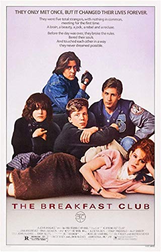 Impresión en lienzo 60x90cm Sin marco The Breakfast Club Classic Film Art Poster Decoración del hogar Póster de alta definición Sala de estar