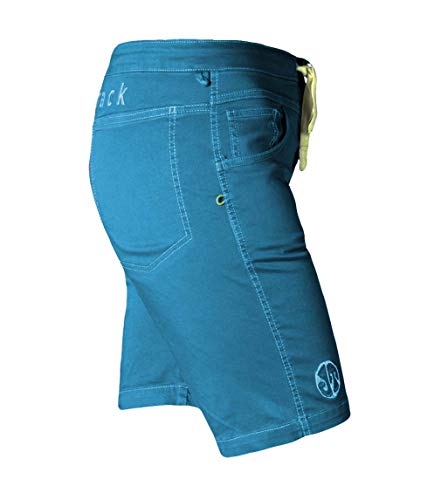 Jeanstrack Pantalón Escalada-Trekking Senia BR Cortos para Senderismo, Deep Blue, L Mujer