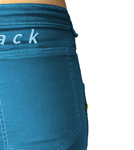 Jeanstrack Pantalón Escalada-Trekking Senia BR Cortos para Senderismo, Deep Blue, L Mujer