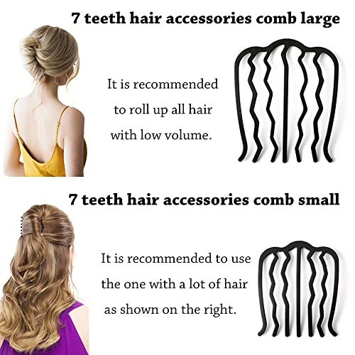 Juego De 5 Pasador De Pelo De Metal Peine Para Novia Peine Del Pelo De La Boda Hair Comb Tocados De Novia Accesorios Horquilla Para El Pelo Hair Clip Para Mujer, Niña, Día De San Valentín, Bodas