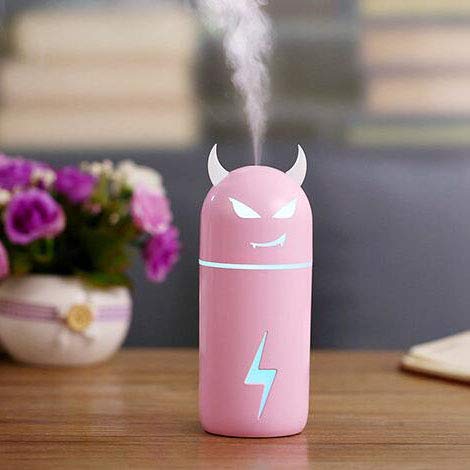 JY&WIN Difusor de aceites Esenciales humidificadores de Aire purificador, Colorido difusor de aceites con Forma de Diablo, Fragancia, luz Nocturna, hogar, Coche, Filtro de Aire, Aroma, Olor, repele