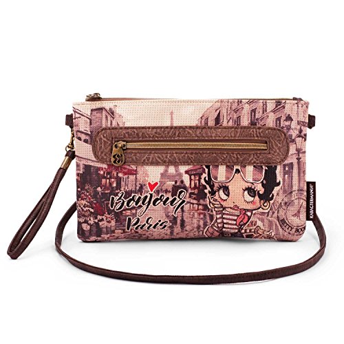 Karactermania Betty Boop Streets Bolso Bandolera, 28 cm, Beige