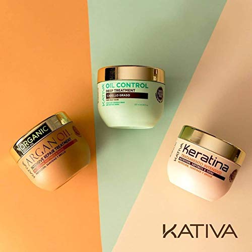 KATIVA - Tratamiento Oil Control Deep Treatment Cabello Graso, Multicolor, 250 Mililitros