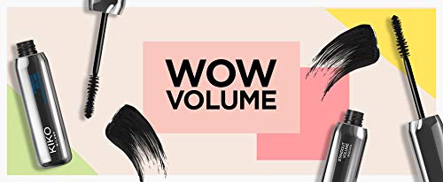 KIKO Milano Standout Volume Waterproof Mascara | Máscara de pestañas con efecto volumen intenso, resistente al agua