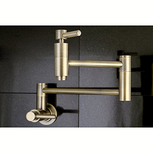 Kingston Brass KS8103DL Concord Pot Filler, Vintage Brass by Kingston Brass
