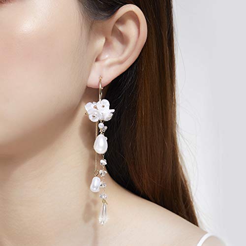 KRUCKEL Peach Blossom Flower Dangle Earrings - 7079161