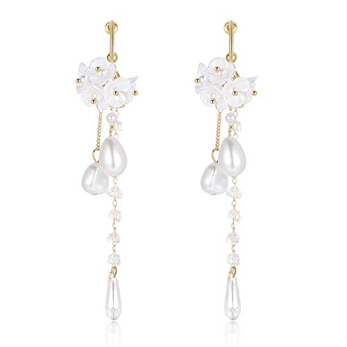 KRUCKEL Peach Blossom Flower Dangle Earrings - 7079161