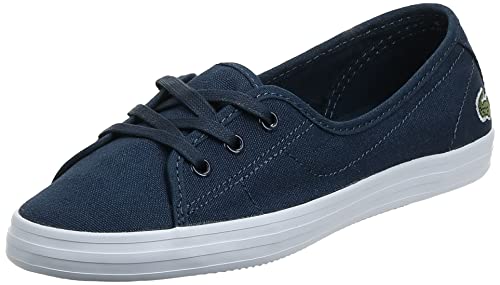 Lacoste Ziane Chunky BL 2 CFA, Zapatillas Mujer, Navy/White, 39.5 EU