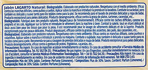 Lagarto Jabón Natural - Paquete de 48 x 250 gr - Total: 12000 gr