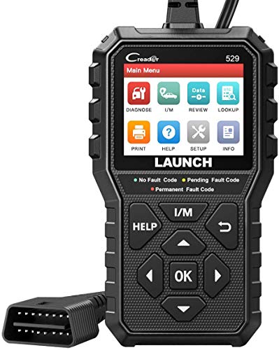 LAUNCH CR529 Interfaz de Diagnosis Code Reader OBD2 Lector y Apagado Luz de Error Motor Datos en Tiempo Real Emisiones Sensor O2 y Prueba EVAP