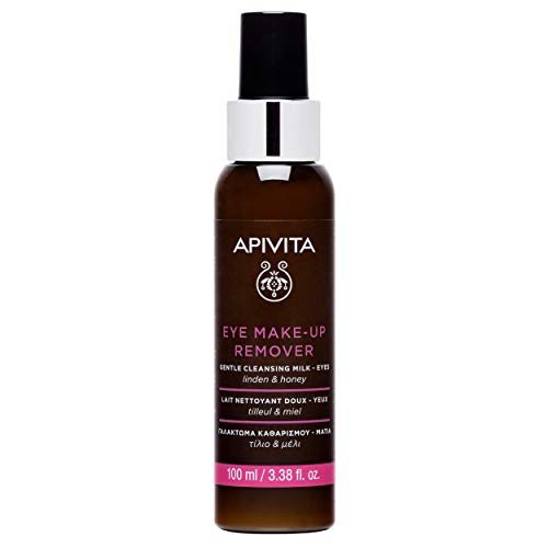 Leche desmaquillante de ojos miel y tila Apivita 100 ml