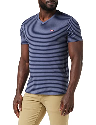 Levi's Original Hm Vneck T-Shirt, Blues, XXL para Hombre