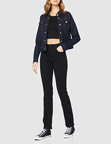 Levi's Original Trucker Chaqueta de Mezclilla, Azul (Even Rinse 13), M para Mujer